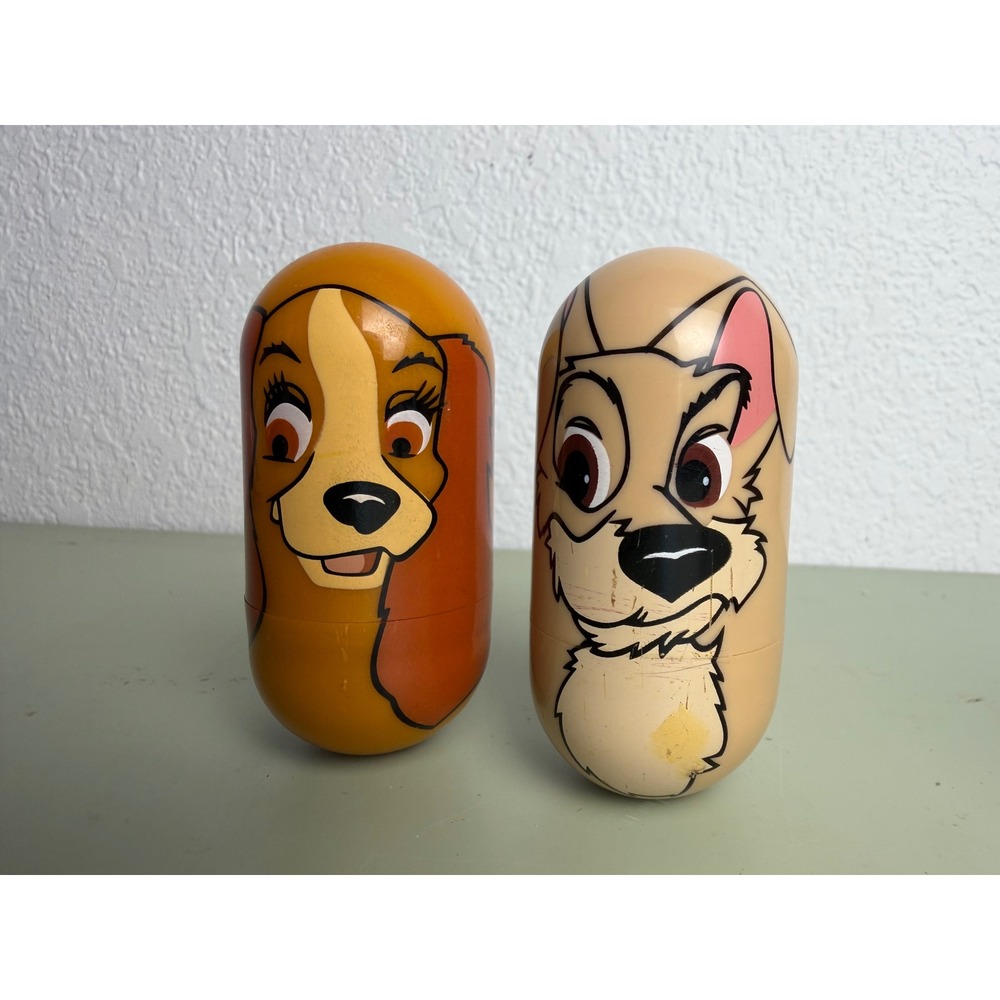 Disney Mighty Beans Lady Tramp OS Brown Good 2005 Parks Celebration Y2K Toy